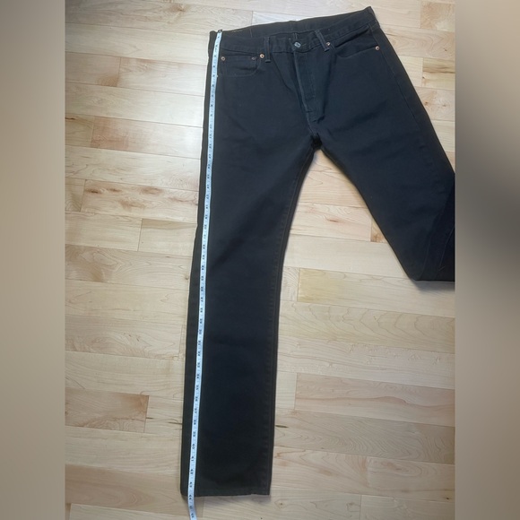 Levi black jeans, size 34x34 - Picture 6 of 9